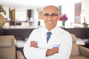 Doctor smiling at camera